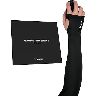 Amazon.co.jp: [SkyPAD] ゲーミング アーム スリーブ、Black Sora、S/M